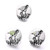 5pcs/lot 18MM Red-crowned Crane Snap Jewelry Charms LSSN927