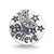 5pcs/lot 18MM Crystal Moon And Stars Snap Jewelry Charms LSSN928