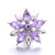 5pcs/lot 18MM Wholesale Crystal Flowers Snap Jewelry Charms LSSN942