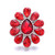 5pcs/lot 18MM Fashion Crystal Flowers Snap Jewelry Charms LSSN954