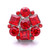 5pcs/lot 18MM Fashion Crystal Flowers Snap Jewelry Charms LSSN956
