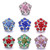 5pcs/lot 18MM Fashion Crystal Flowers Snap Jewelry Charms LSSN957