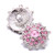 5pcs/lot 18MM Wholesale Crystal Flowers Snap Jewelry Charms LSSN960