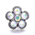 5pcs/lot 18MM Fashion Crystal Flowers Snap Jewelry Charms LSSN970