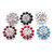 5pcs/lot 18MM Fashion Flowers Snap Jewelry Charms LSSN975