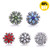 18MM Fashion Flowers Snap Jewelry Charms LSSN977