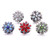 5pcs/lot 18MM Fashion Flowers Snap Jewelry Charms LSSN977