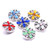 5pcs/lot 18MM Fashion Flowers Snap Jewelry Charms LSSN978