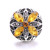 5pcs/lot 18MM Fashion Flowers Snap Jewelry Charms LSSN978