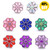 18MM Fashion Flowers Snap Jewelry Charms LSSN980