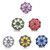 5pcs/lot 18MM Fashion Flowers Snap Jewelry Charms LSSN981