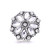 5pcs/lot 18MM Fashion Flowers Snap Jewelry Charms LSSN981