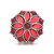 5pcs/lot 18MM Fashion Flowers Snap Jewelry Charms LSSN981
