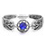 5pcs/lot 18MM Round Diamond Snap Jewelry Charms LSSN983