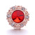 5pcs/lot 18MM Round Diamond Snap Jewelry Charms LSSN984