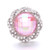 5pcs/lot 18MM Round Diamond Snap Jewelry Charms LSSN985