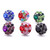 5pcs/lot 18MM Wholesale Crystal Snap Button Charms LSSN1003