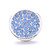 5pcs/lot 18MM Round Crystal Snap Button Charms  LSSN1000