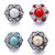 5pcs/lot 18MM Wholesale Crystal Snap Button CharmsLSSN1022