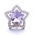 5pcs/lot 18MM Crystal Five Star Snap Button Charms LSSN1030