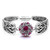 5pcs/lot 18MM Pretty Flowers Snap Jewelry Charms LSSN1061