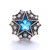 5pcs/lot 18MM Blue five-Pointed Star Snap Jewelry Charms LSSN1074
