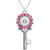 Beautiful Key Snap Button Pendant For Women LSNP113