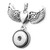 Beautiful Wing Snap Charm Pendant For Girl LSNP127