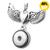 Beautiful Wing Snap Charm Pendant For Girl LSNP127