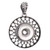 Crystal Mesh Snap Button Pendant LSNP83