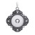 Vintage Crystal Flower Button Pendants Jewelry LSNP67