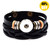Multilayered Braid Style Snap Button Bracelets LSNB89-1