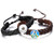 Multilayered Braid Style Snap Button Bracelets LSNB94