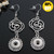 Beautiful Hollow rose Snap Button Earring For Women Fit 12mm Snap Button LSEN12MM52