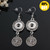 The Eye Of Horus Snap Button Earring Fit 12mm Snap Charms For Women LSEN12MM15