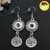 Big Tree Snap Button Earring Fit 12mm Snap Button LSEN12MM23