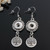 1 Pair! Big Tree Snap Button Earring Fit 12mm Snap Button LSEN12MM23