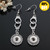 Freedom Snap Button Earring For Women LSEN12MM60