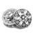 5pcs/lot Vintage Round Flower Snap Jewelry Charms For Women LSSN602