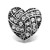 5pcs/lot Shape heart 5 colors of  Snap buttons jewerly LSSN506