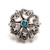 5pcs/lot Vintage Crystal Flower Snap Jewelry Wholesale For Women LSSN370