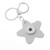 Star PU Leather Snap Button Keychains LSNK02