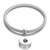 Screw Thread Snap Button Charm Bangle LSNB23