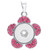 Flowers Snap Button Necklace Pendant  LSNP103