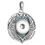 5 Colors of snap button pendant LSNP18