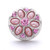 5pcs/lot Round Mix Color Flower Snap Buttons Charms For Women Jewelry LSSN498