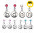 Beautiful Snap Charm Earring For Women Fit 12mm Snap Button Charms LSEN12MM02