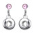 1 Pair! Fashion Snap Button Earring For Woemn Fit 12mm Snap Charms LSEN12MM02