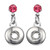 1 Pair! Fashion Snap Button Earring For Woemn Fit 12mm Snap Charms LSEN12MM02