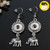 Vintage Elephant Snap Button Earring For Women Fit 12mm Snap Button LSEN12MM33